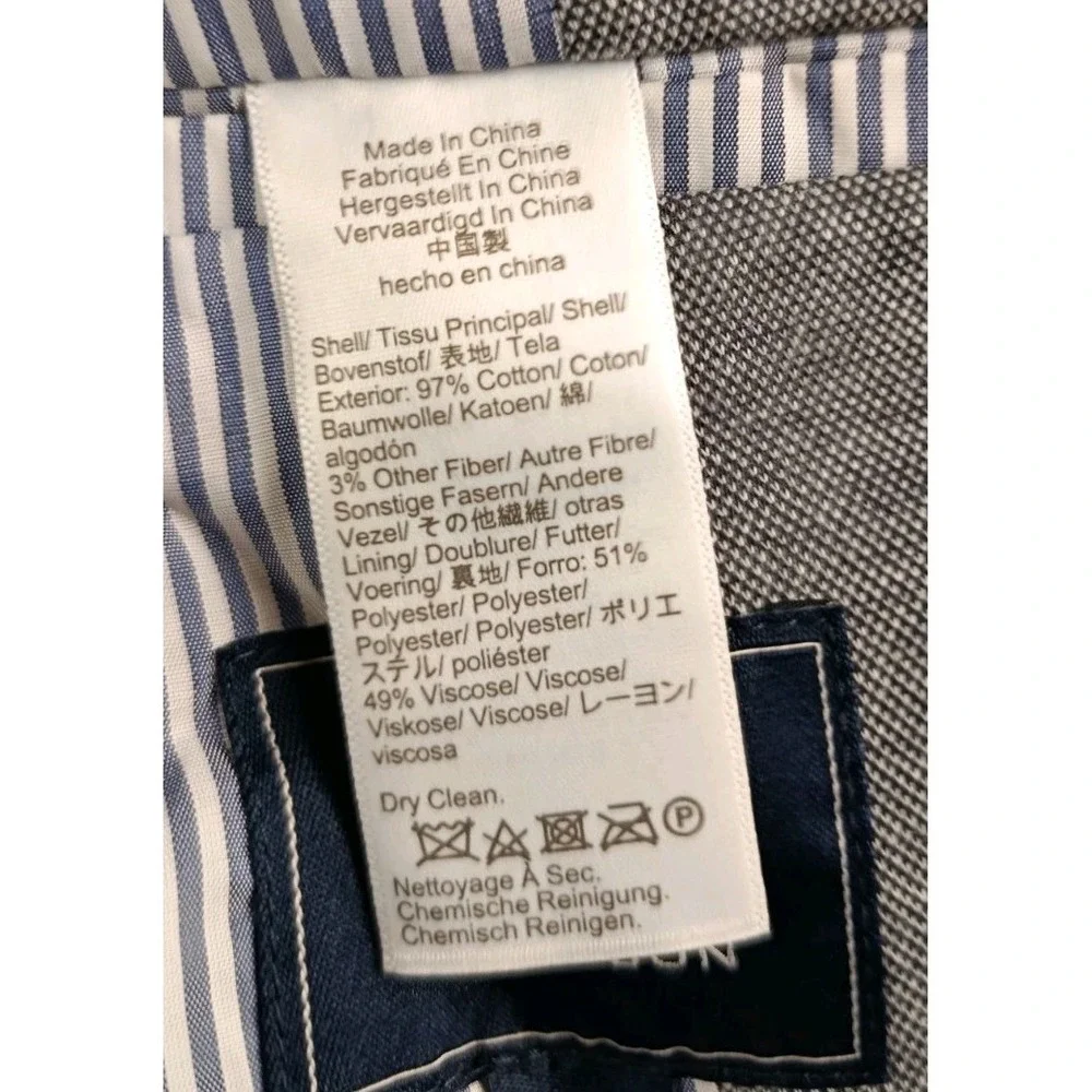 J. Crew Thompson Performance Blazer Mens 44 R Blue Stretch Teacher